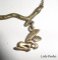 Bracelet/chaine de cheville avec branche et fée en métal bronze