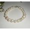 Bracelet en perles de culture ivoire et argent 925