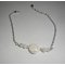 Bracelet oeil de Ste Lucie avec perles de nacre sur chaine argent 925