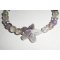 Bracelet étoile en améthyste et pierres de fluorite sur argent 925